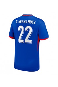 Frankrijk Theo Hernandez #22 Voetbaltruitje Thuis tenue EK 2024 Korte Mouw